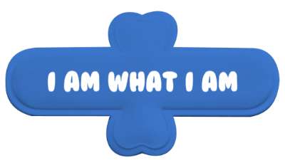 i am what i am identity confirmation stickers, magnet