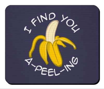 i find you a peel ing funny banana joke stickers, magnet