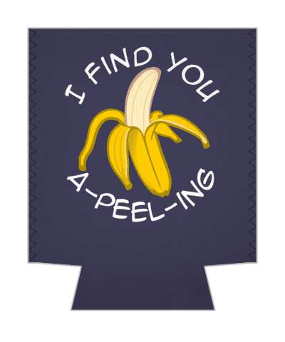 i find you a peeling appealing banana pun stickers, magnet