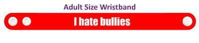 i hate bullies antibullying bully stickers, magnet