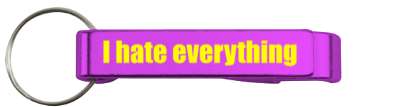i hate everything novelty stickers, magnet