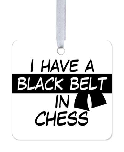 i have a black belt in chess game martial arts stickers, magnet
