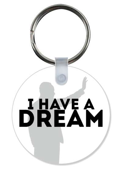 i have a dream silhouette speech martin luther king jr mlk white black stickers, magnet