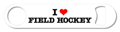 i heart field hockey love sport stickers, magnet