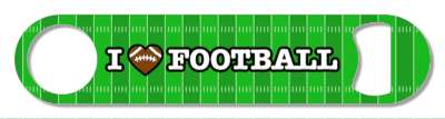 i heart football love field stickers, magnet