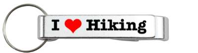 i heart hiking love adventure stickers, magnet