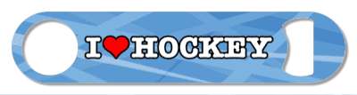 i heart hockey ice pattern love sports stickers, magnet