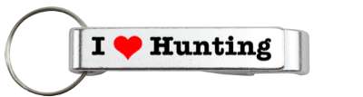 i heart hunting hunter deer love stickers, magnet