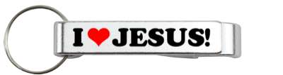 i heart jesus love faith stickers, magnet