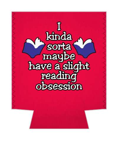 i kinda sorta maybe have a slight reading obsession red stickers, magnet