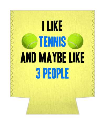 i like tennis and maybe like three people tennisballs stickers, magnet