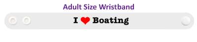 i love boating heart stickers, magnet