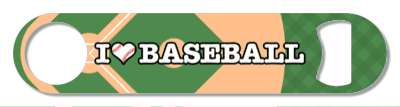 i love heart baseball field green tan stickers, magnet