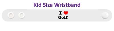 i love heart golf stickers, magnet