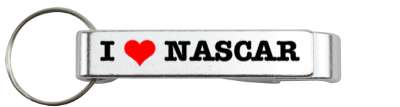 i love nascar heart car races stickers, magnet