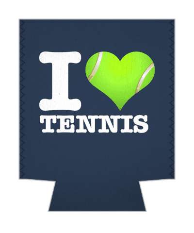 i love tennis tennisball heart sports lover stickers, magnet