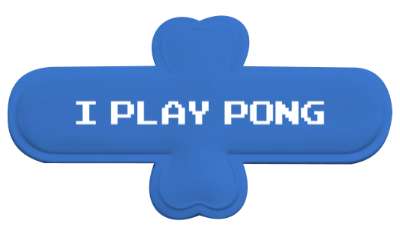 i play pong old school videogame stickers, magnet