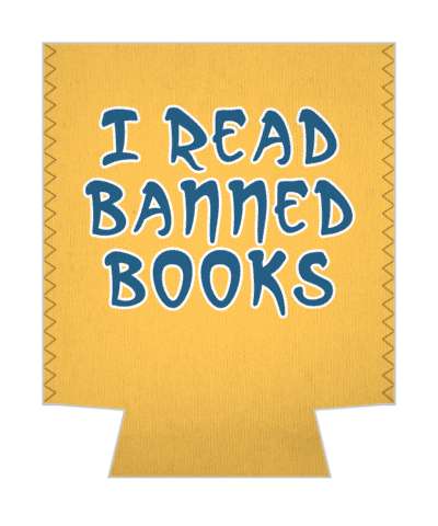 i read banned books reader stickers, magnet