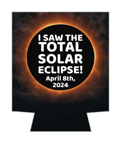 i saw the total solar eclipse 2024 april 8th sun moon stickers, magnet