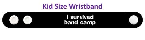 i survived band camp funny novelty stickers, magnet