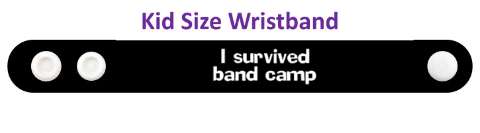 i survived band camp funny novelty stickers, magnet