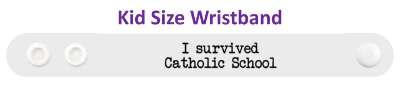 i survived catholic school survivor stickers, magnet