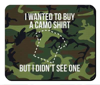 i wanted to buy a camo shirt but i didnt see one outline of tshirt stickers, magnet