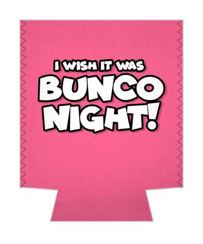 i wish it was bunco night pink stickers, magnet