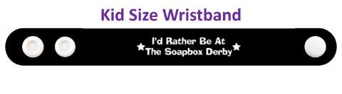 id rather be at the soapbox derby racing stickers, magnet