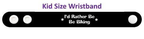 id rather be biking bicycle fan stickers, magnet