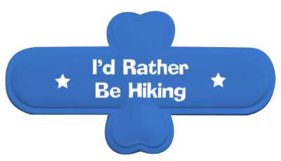 id rather be hiking exploration stickers, magnet