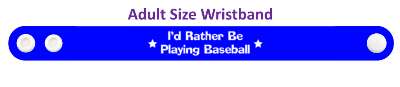 id rather be playing baseball fun stickers, magnet
