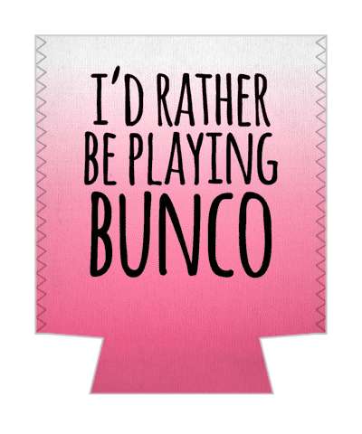 id rather be playing bunco funny stickers, magnet