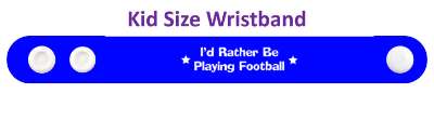 id rather be playing football game sport stickers, magnet