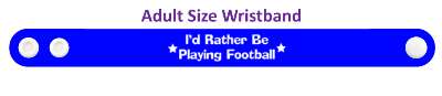id rather be playing football sports fun stickers, magnet