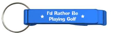 id rather be playing golf fanatic stickers, magnet