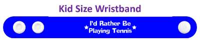 id rather be playing tennis fun stickers, magnet