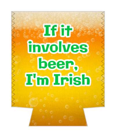 if it involves beer im irish beer bubbles stickers, magnet