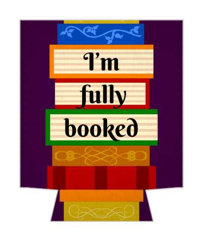 im fully booked schedule pun wordplay stickers, magnet