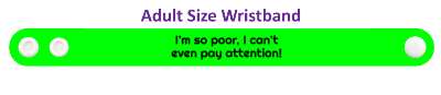 im so poor i cant even pay attention joke stickers, magnet