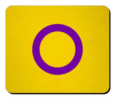 intersex pride lgbt lgbtq rights colors flag stickers, magnet
