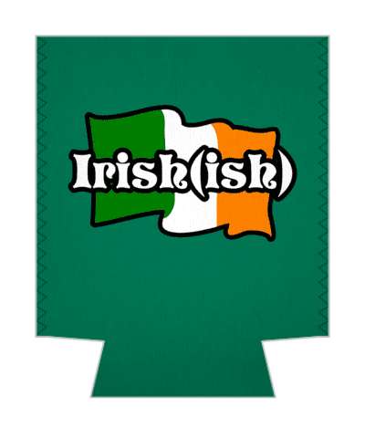 irishish irish flag country colors green white orange stickers, magnet