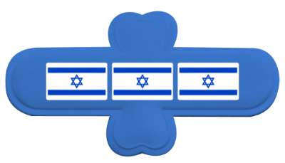 israelian israel flag stickers, magnet