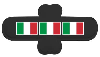 italian italy flag stickers, magnet