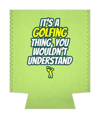 its a golfing thing you wouldnt understand light green stickers, magnet