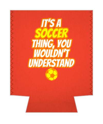 its a soccer thing you wouldnt understand orange yellow white stickers, magnet
