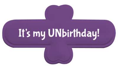 its my unbirthday bday fun stickers, magnet
