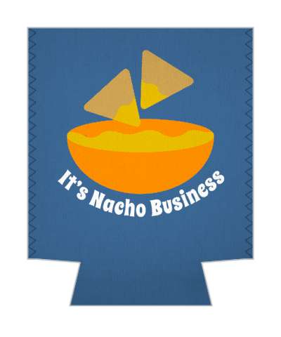 its nacho business cheese chips wordplay pun stickers, magnet