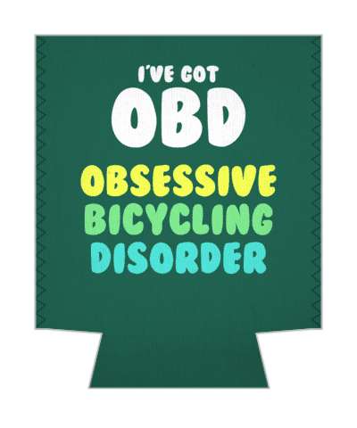 ive got obd obsessive bicycling disorder riding fanatic stickers, magnet