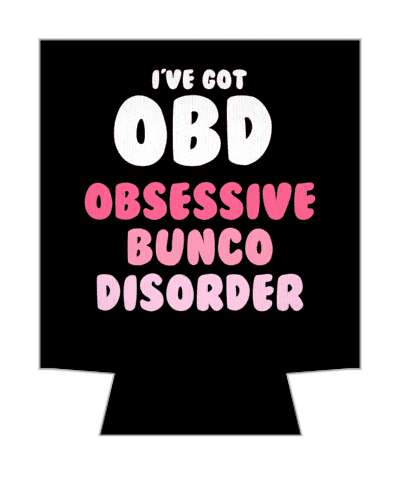 ive got obd obsessive bunco disorder funny stickers, magnet